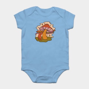 Bigfoot Magic Mushroom Odyssey Baby Bodysuit